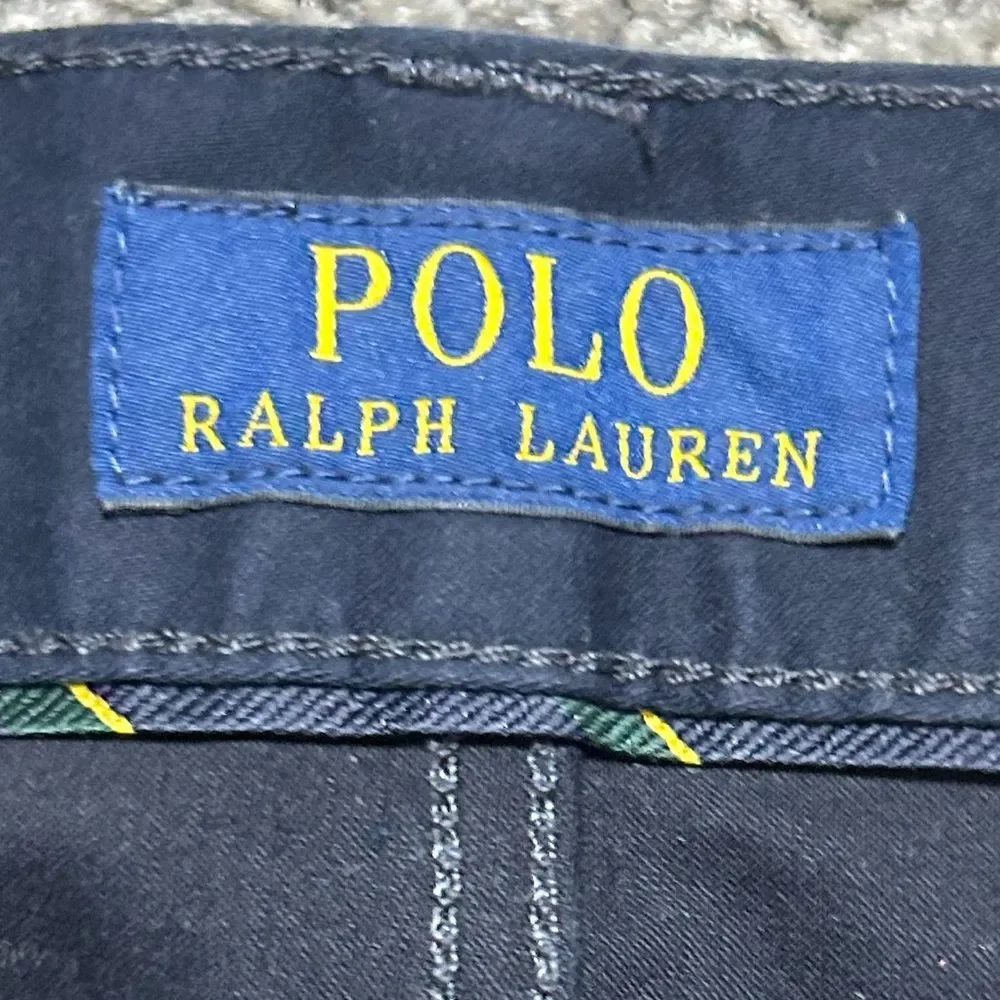 Polo Ralph Lauren Navy Blue Flat Front Chinos size 38